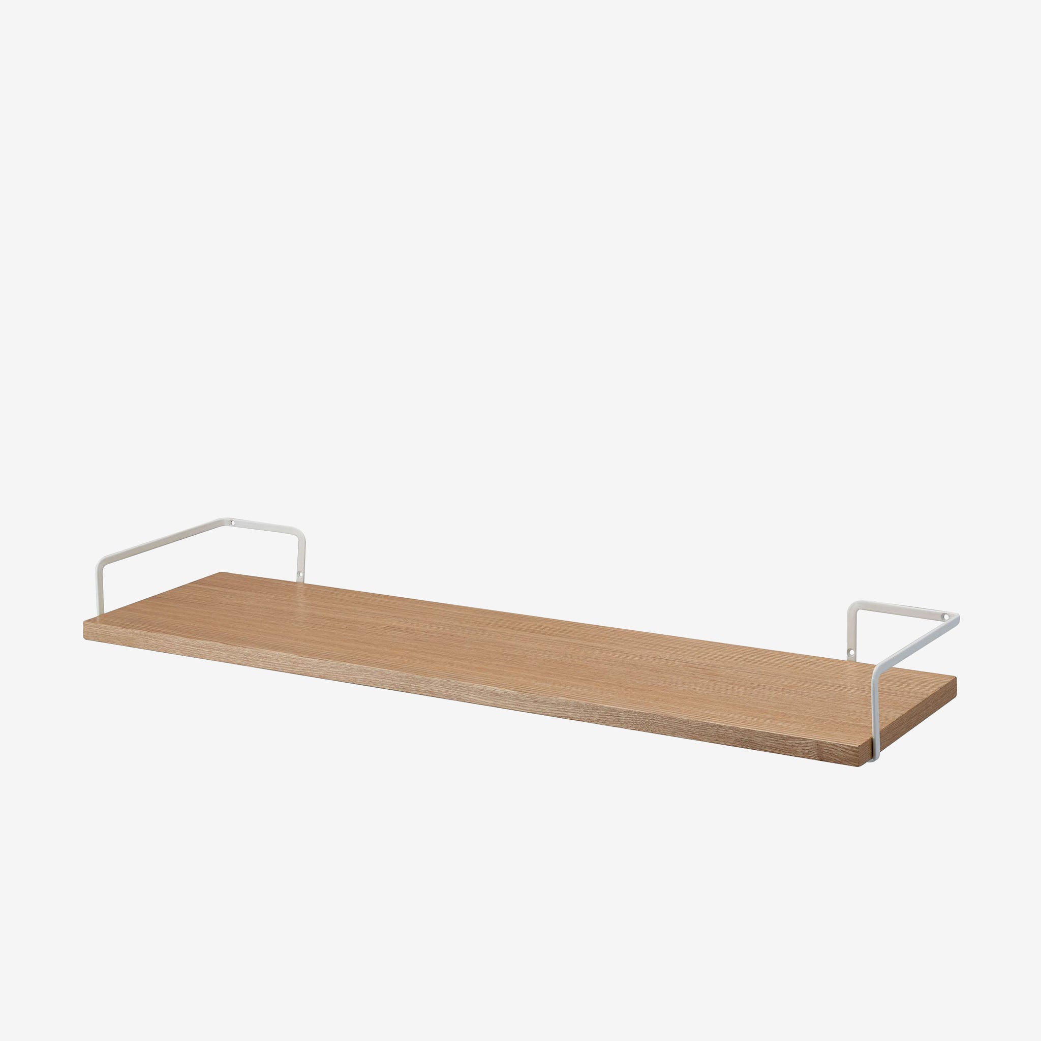 Wall-Mounted Wood Shelf